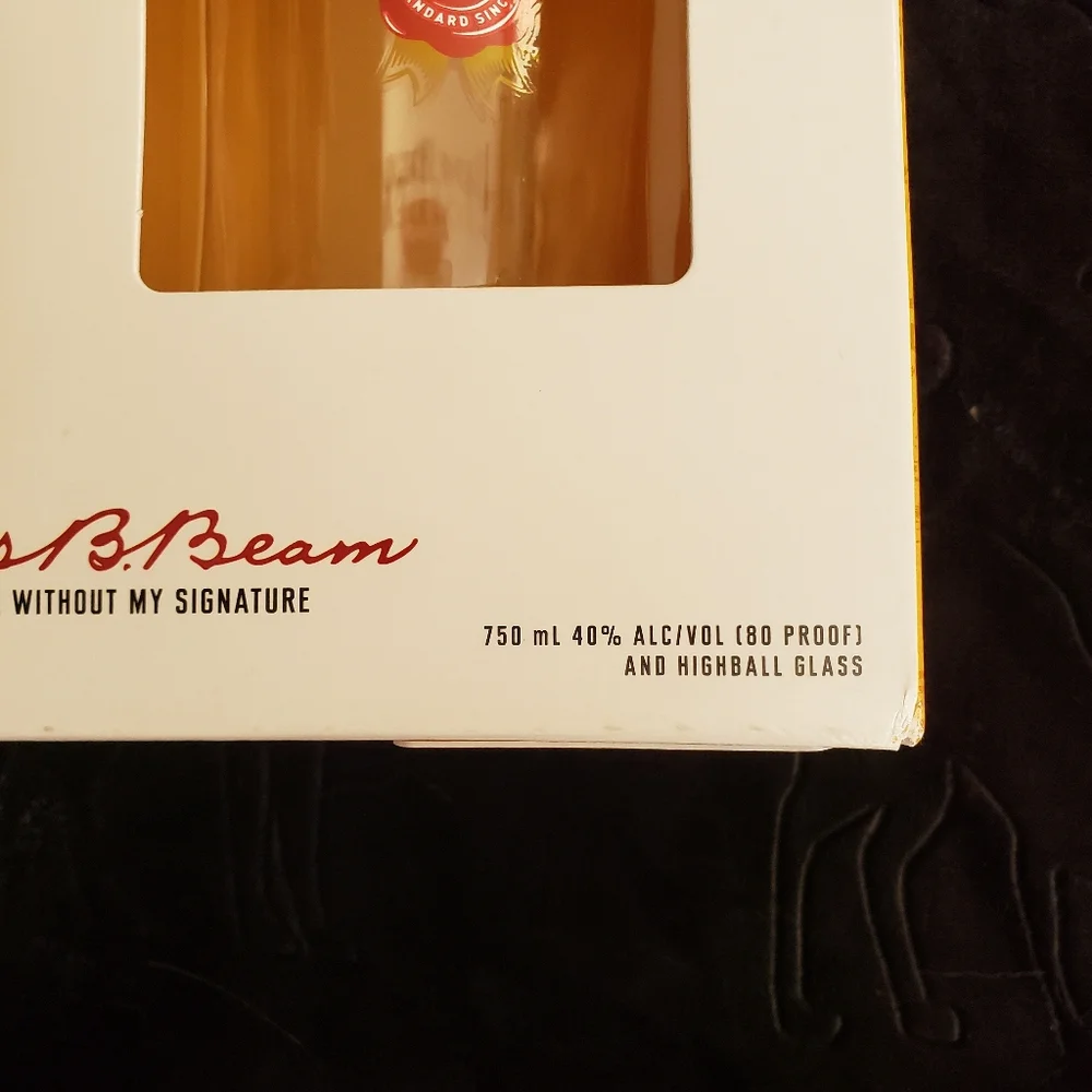 Jim Beam Bourbon Whiskey gift set Highball Glass